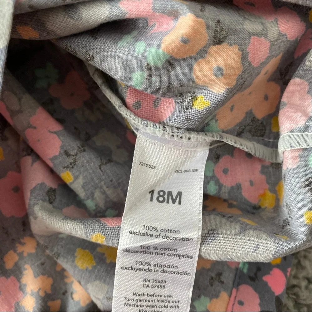 Carter's Baby Girls Outfit 18 months Floral